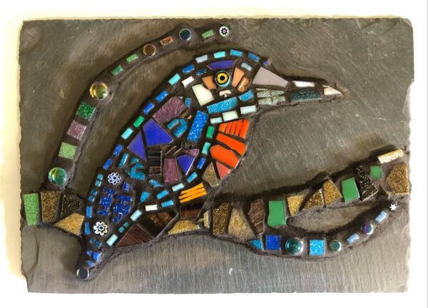 student mosaic kingfisher creative with nature todmorden
