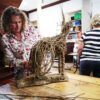 willow-hare-sculpture-course-student